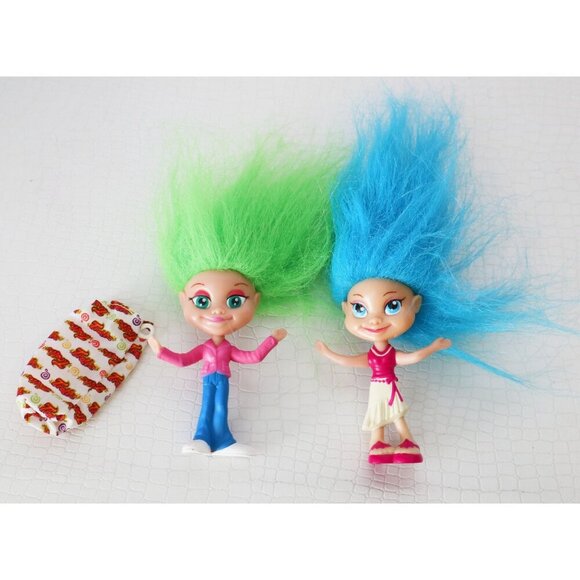 Lot Of 8 Trolls Doll/Mini Trollz Figure McDonalds - Picture 2 of 5